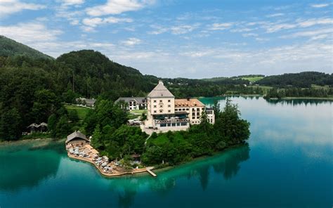 fashion job biarritz|A Lakeside Castle Hotel in the Austrian Alps .